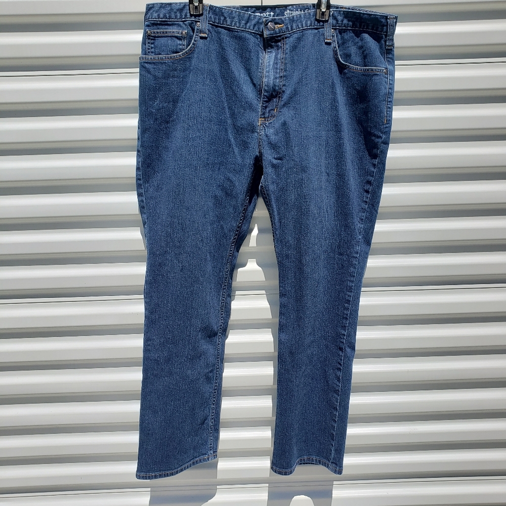 Carhartt Straight Fit Rugged Flex Jeans Classic Wash Size 42x30